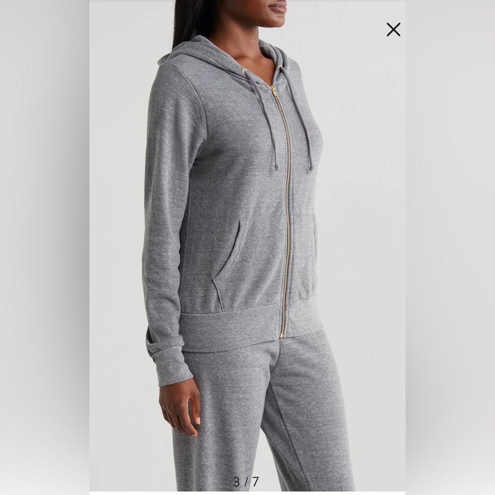 Aviator Nation Gray Bolt Hoodie - Picture 3 of 7